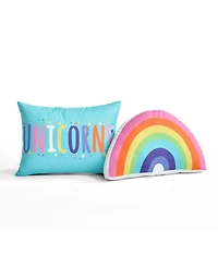 Lush Decor Kids Unicorn Rainbow 4-Pc. Quilt Set, Twin/Twin Xl