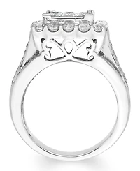 Diamond Multi Princess Engagement Ring (2 1/2 ct. t.w.) in 14k White Gold
