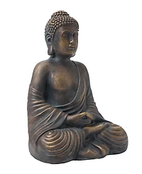 Glitzhome Meditating Buddha Statue