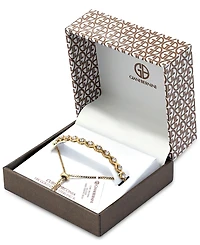Giani Bernini Cubic Zirconia Xo Bolo Bracelet