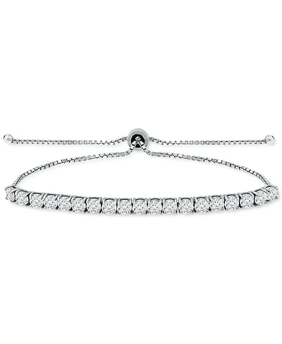 Giani Bernini Cubic Zirconia Bolo Bracelet, Created for Macy's