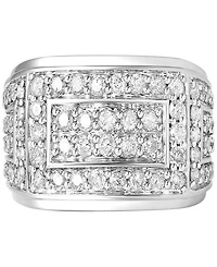 Men's Diamond Cluster Ring (2 ct. t.w.) 10k Gold