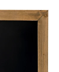 Glitzhome Farmhouse Wood Chalkboard Hanging or Standing Decor