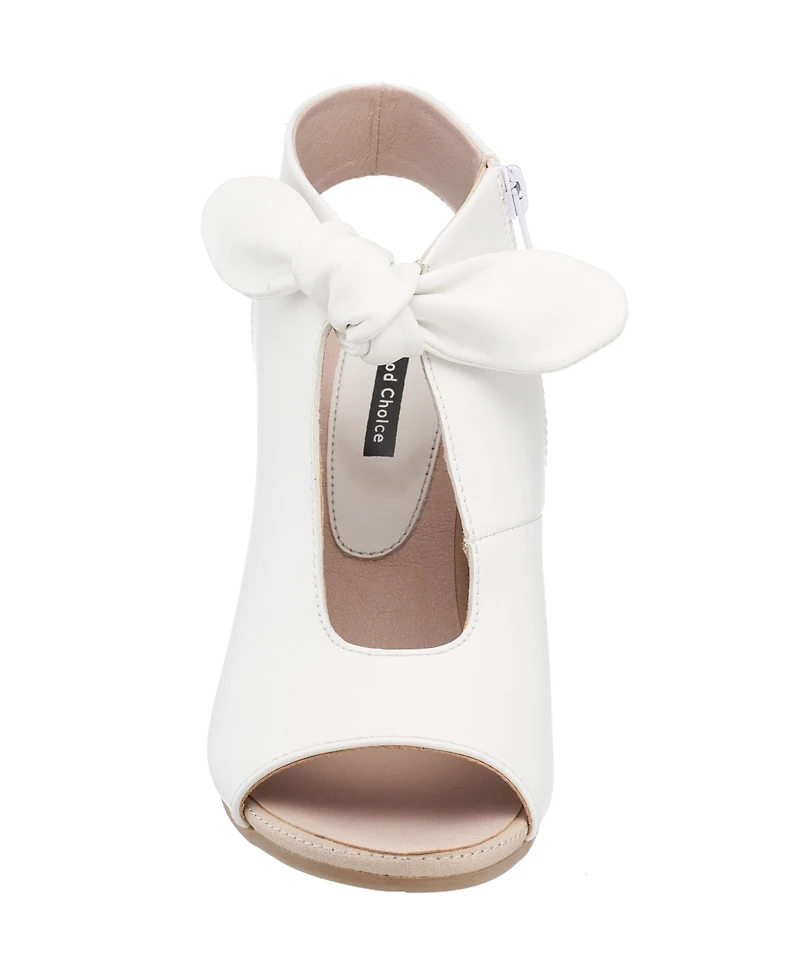 Gc Shoes Women's Kimora Knot Detail Block Heel Dress Sandals