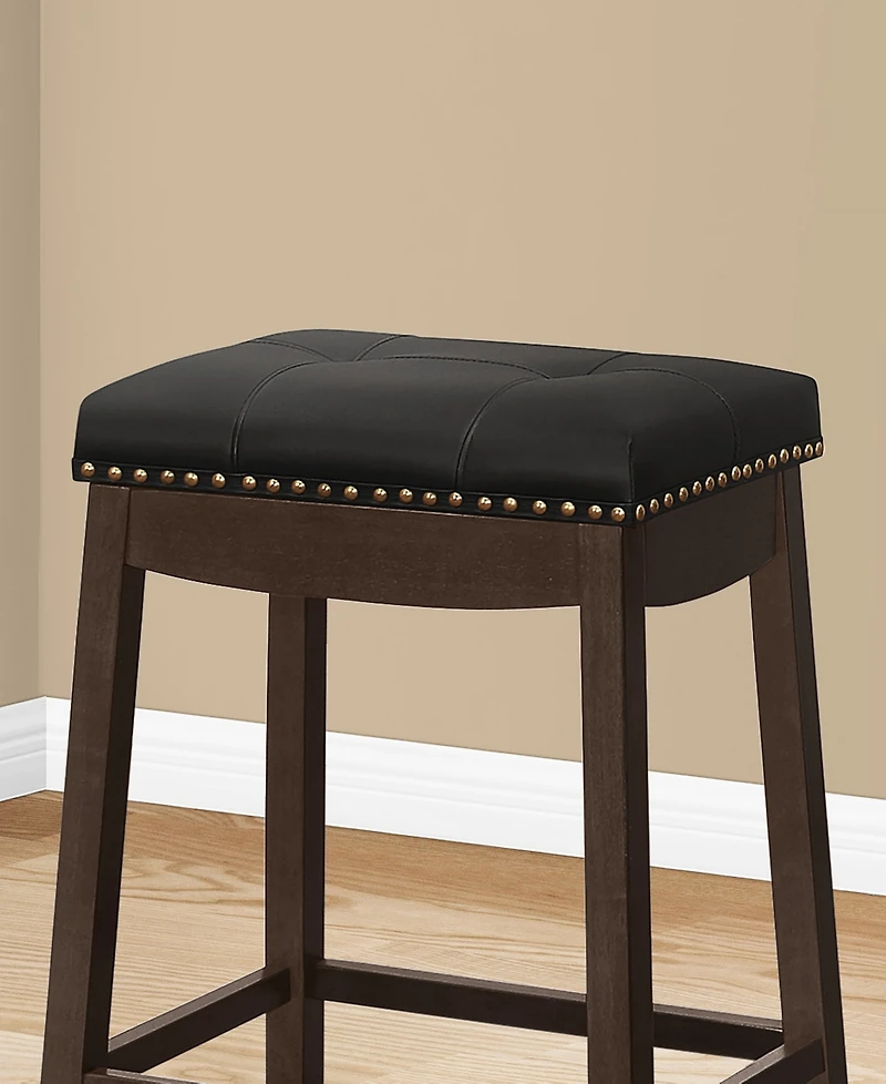 Counter Height Stool with Nailhead Trim, Set of 2