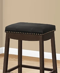 Counter Height Stool with Nailhead Trim, Set of 2