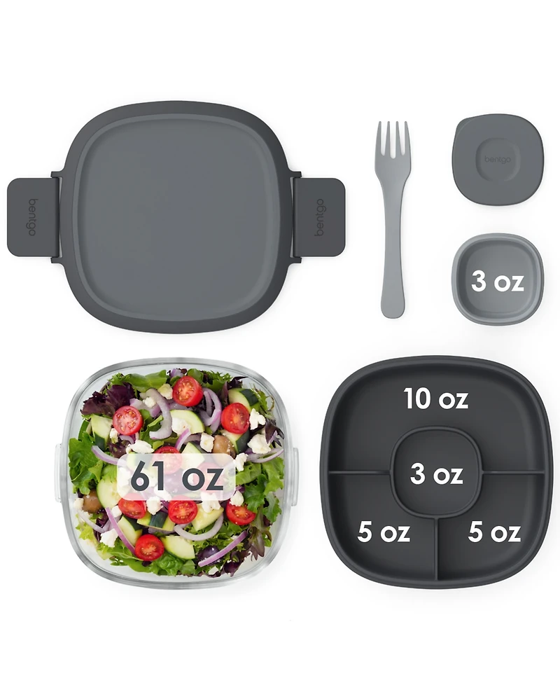 Bentgo Glass Leak-Proof Salad Container
