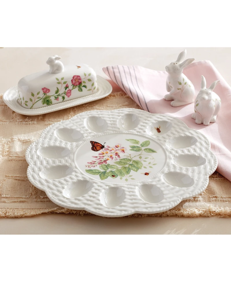 Lenox Butterfly Meadow 11.75" Porcelain Deviled Egg Tray