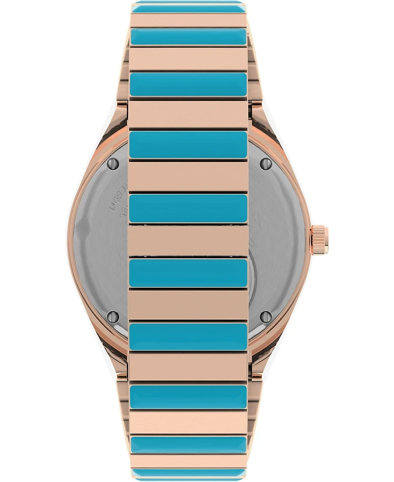 Timex Women's Q Reissue Two-Tone Bracelet Watch 36mm