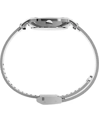 Timex Women's Transcend Silver-Tone Mesh Band Watch 31mm