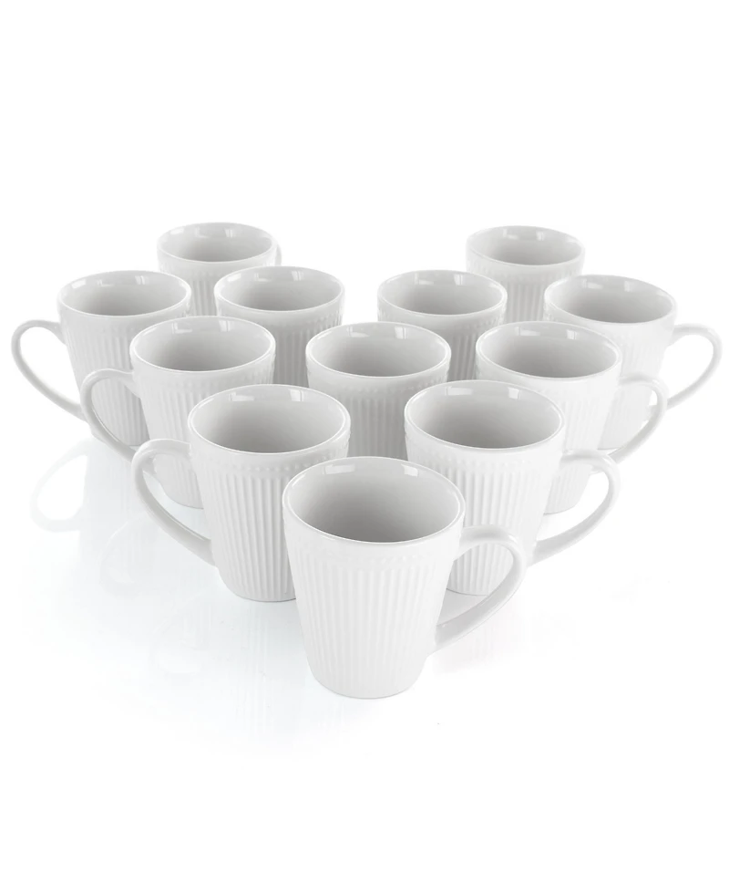 Elama Madeline Mugs, Set of 12