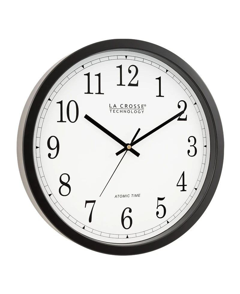 La Crosse Technology 14" Atomic Analog Wall Clock