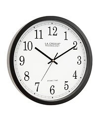 La Crosse Technology 14" Atomic Analog Wall Clock