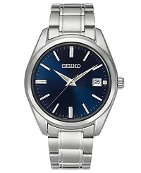 Seiko Men's Essentials Stainless Steel Bracelet Watch 40.2mm