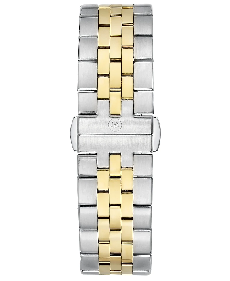 Movado Men's Swiss Museum Classic Diamond-Accent Two-Tone Pvd Stainless Steel Bracelet Watch 40mm