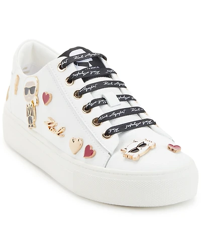 Karl Lagerfeld Paris Women's Cate Pins Lace-Up Sneakers