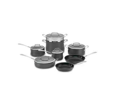 Cuisinart Contour Hard-Anodized Nonstick 13-Pc. Cookware Set