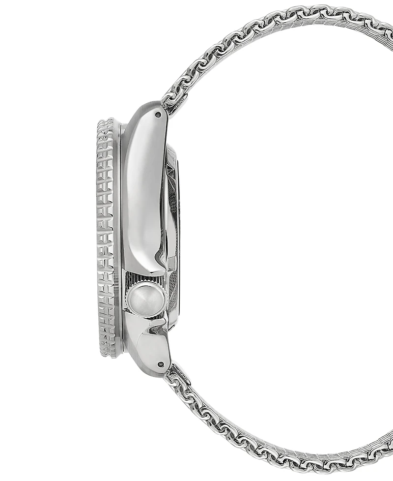 Seiko Men's Automatic 5 Sports Stainless Steel Mesh Bracelet Watch 42.5mm