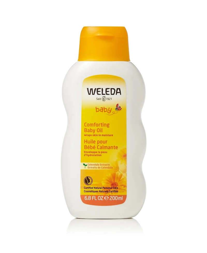 Weleda Comforting Baby Oil with Calendula Extracts, 6.8 oz