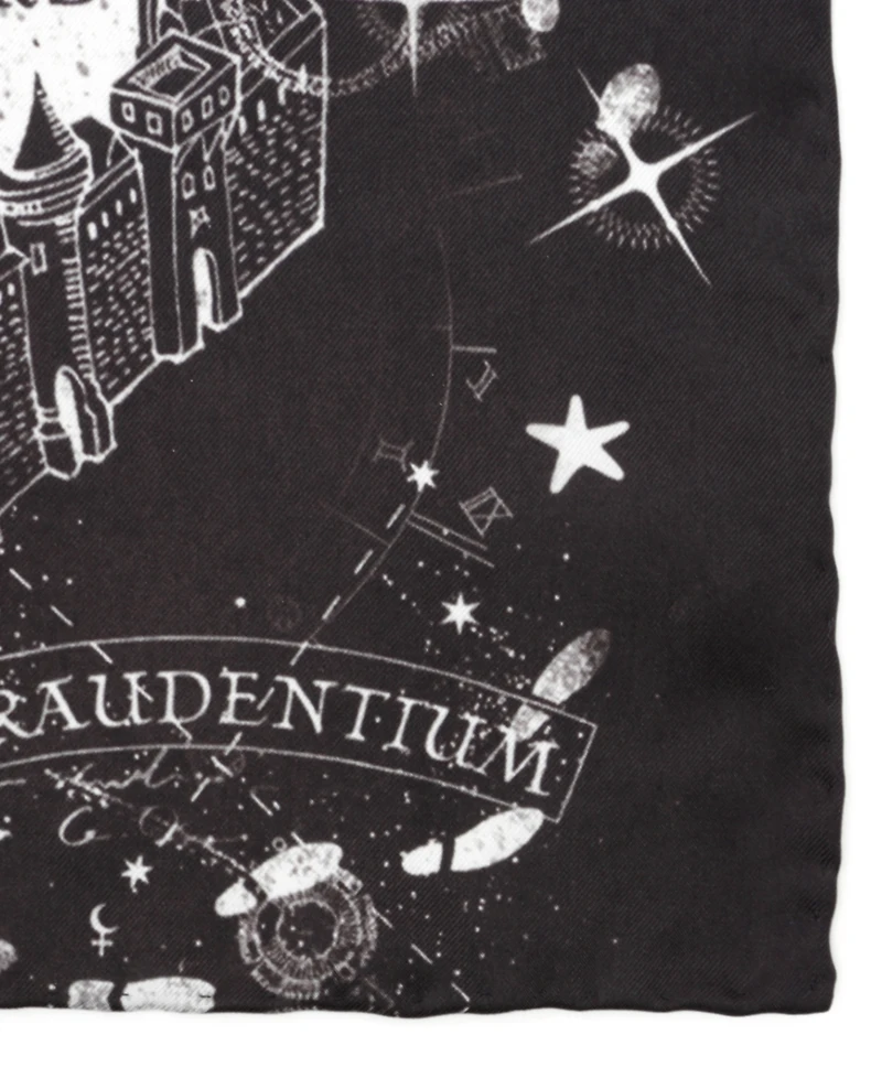 Harry Potter Men's Marauder's Map Pocket Square