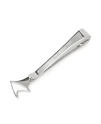 Star Trek Men's Sterling Cutout Delta Shield Tie Bar