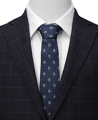 Star Wars Men's Mandalorian Helmet Dotted Tie