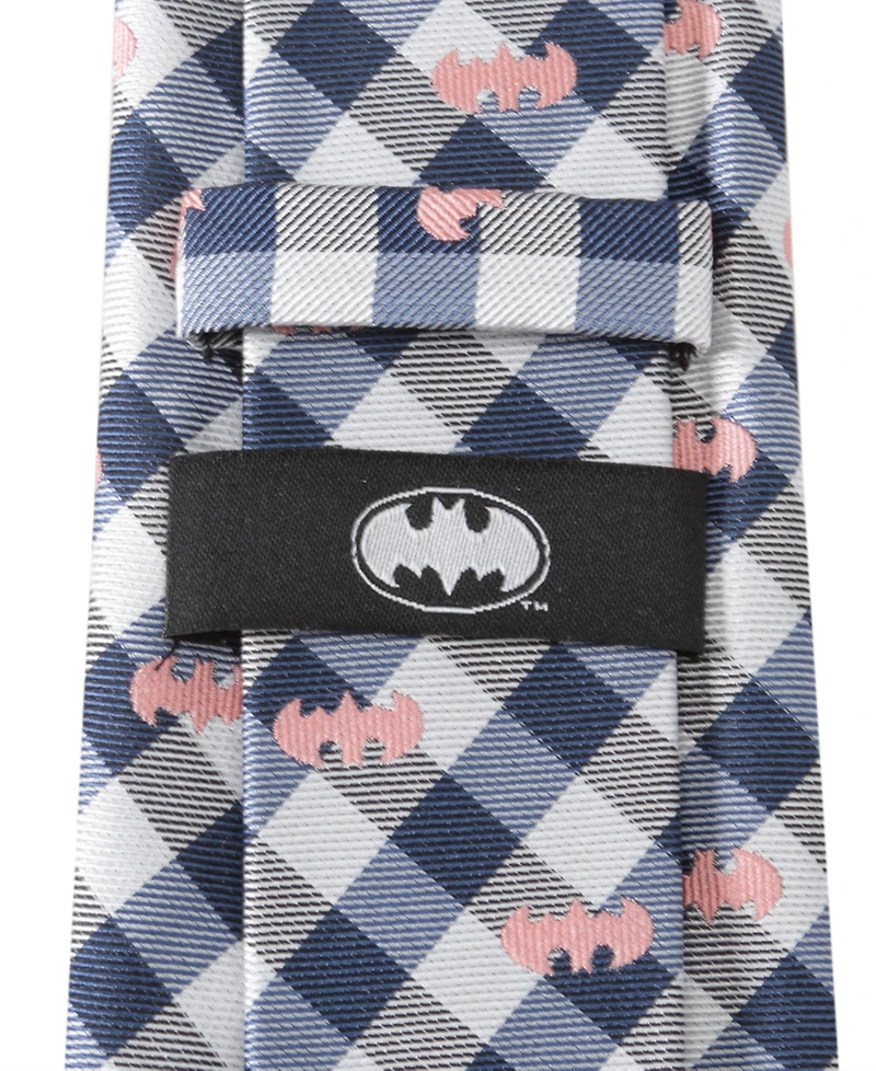 Dc Comics Men's Batman Plaid Tie