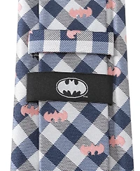 Dc Comics Men's Batman Plaid Tie