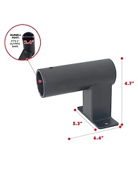 Sunny Health & Fitness Bar Holder Attachment for Power Racks and Cages - Barbell Storage, Impact Resistant Coating, Sf-XFA003