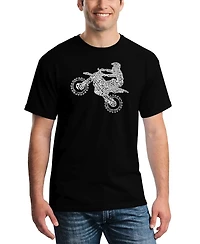 Men's Freestyle Motocross - Fmx Word Art T-shirt