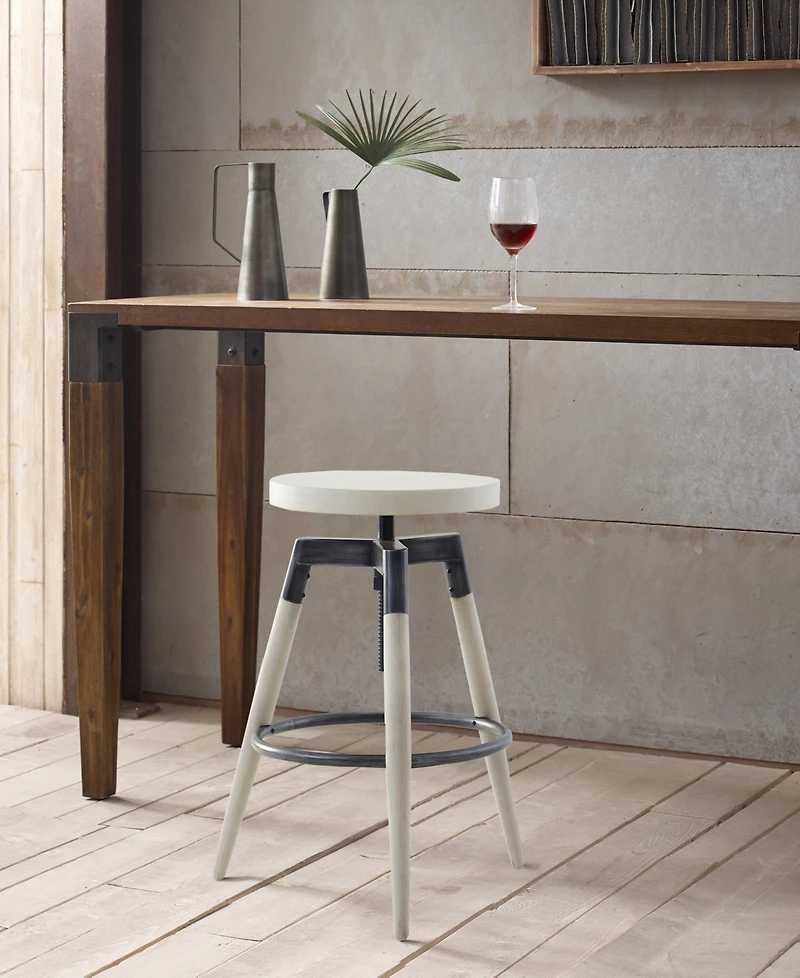 Ink+Ivy Frazier Adjustable Counter and Barstool