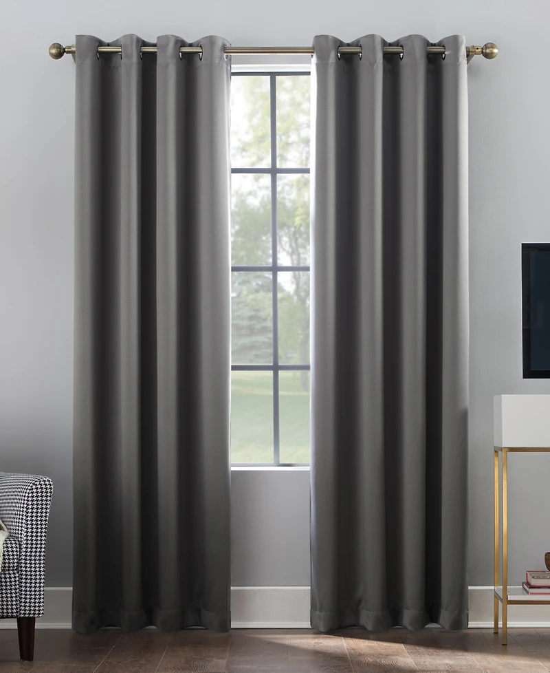 Oslo Theater Grade Extreme 100% Blackout Grommet Curtain Panel