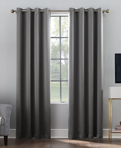 Oslo Theater Grade Extreme 100% Blackout Grommet Curtain Panel