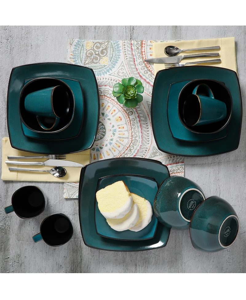 Gibson Elite Soho Lounge 16-Pc. Dinnerware Set, Service for 4