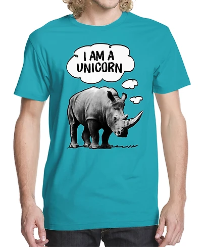Men's Rhino Unicorn Graphic T-shirt