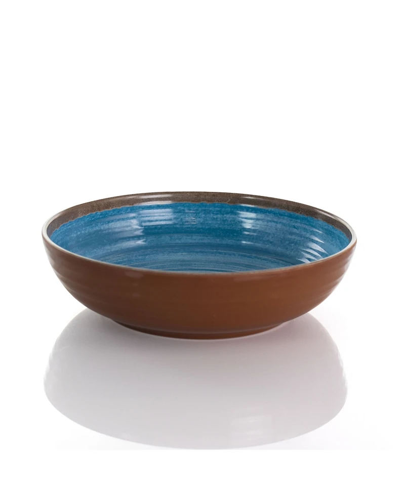 Elama Rippled Tides Melamine 12 Pc. Dinnerware Set, Service for 4