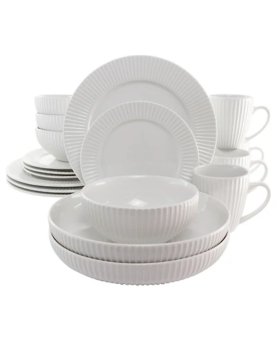 Elama Elle 18 Pc. Dinnerware Set, Service for 4