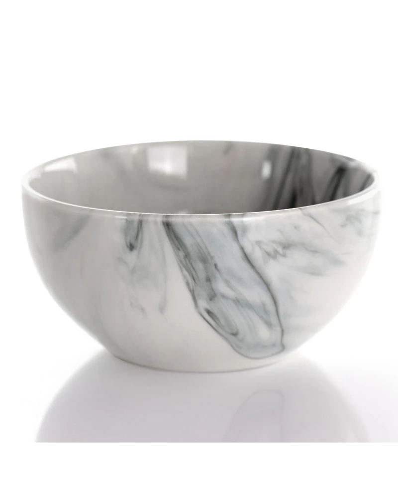 Elama Fine Marble 16 Pc. Dinnerware Set, Service for 4