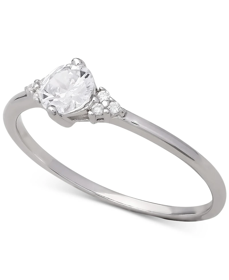 Giani Bernini Cubic Zirconia Ring in Sterling Silver, Created for Macy's