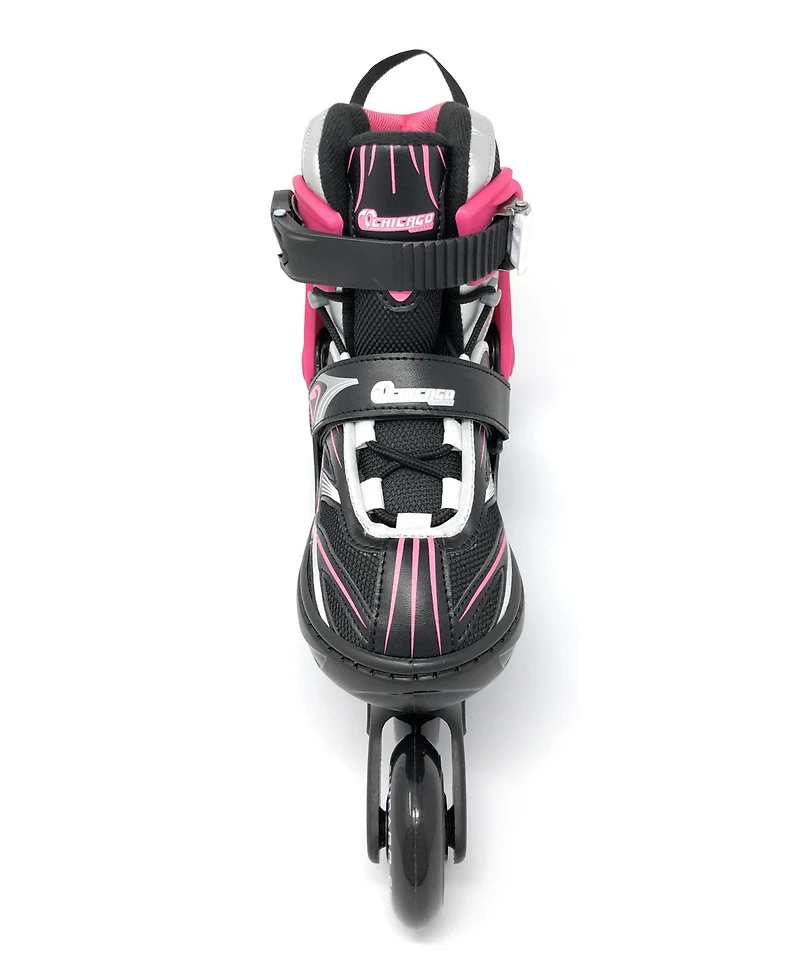 Chicago Skates Girls Adjustable Inline Skates - Size M (J13-4)