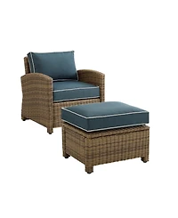Bradenton Outdoor Wicker Chair Set, 2 Piece