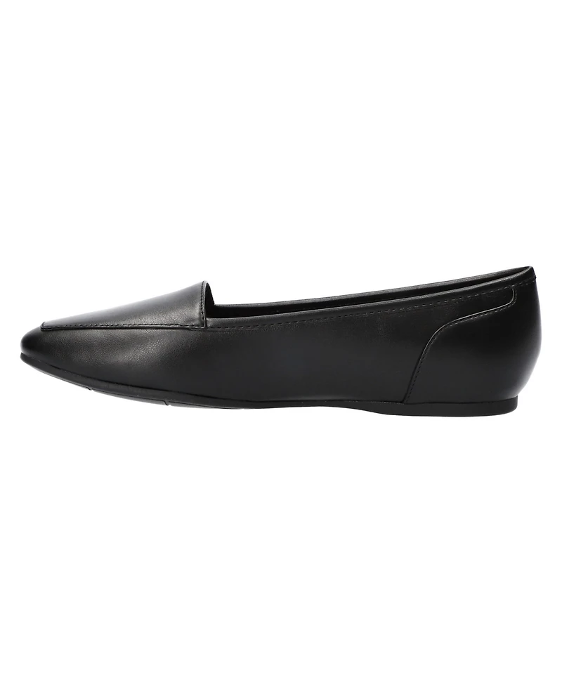 Easy Street Women's Thrill Square Toe Comfort Flats