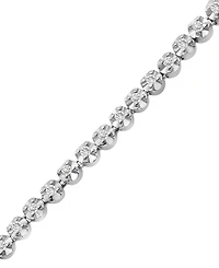 Wrapped Diamond Tennis Bolo Anklet (1/2 ct. t.w.) in Sterling Silver, Created for Macy's