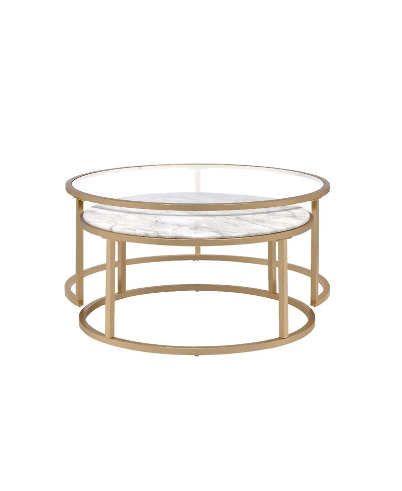 Acme Furniture Shanish 2-Piece Nesting Table Set