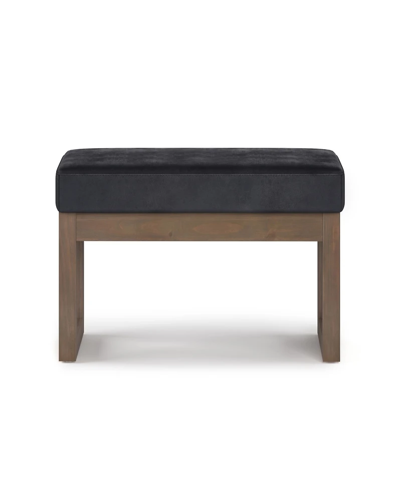 Milltown Contemporary Rectangle Footstool Ottoman Bench