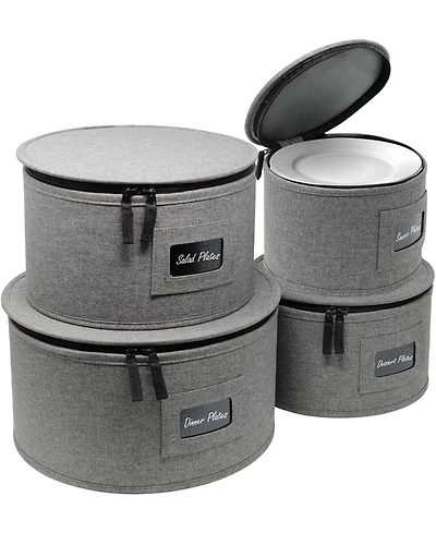 Sorbus Dinnerware Storage Set, 4 Pieces