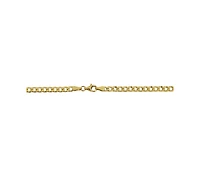 Citrine Bezel 18" Statement Necklace (3 ct. t.w.) in 14k Gold-Plated Sterling Silver