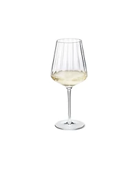 Georg Jensen Bernadotte Crystal White Wine Glasses 6 Piece Set