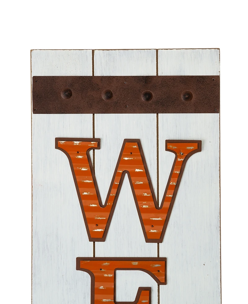 Glitzhome 42" H Fall Wooden Welcome Porch Sign