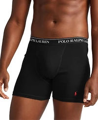 Polo Ralph Lauren Men's 3-Pack Big & Tall Cotton Boxer Briefs